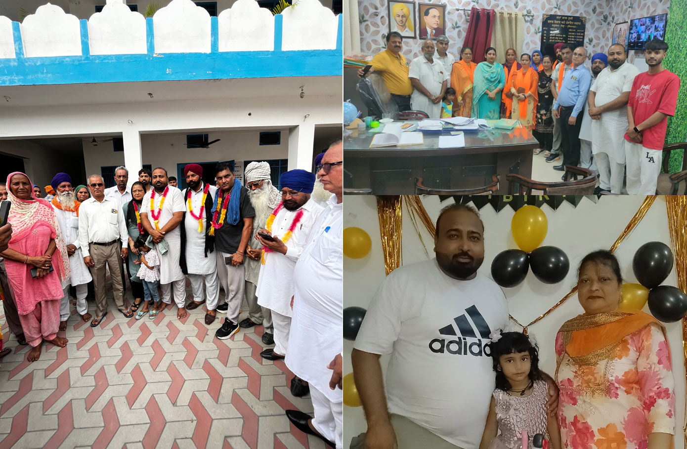 Today, the entire Panchayat of village Sadhowal was elected unanimously